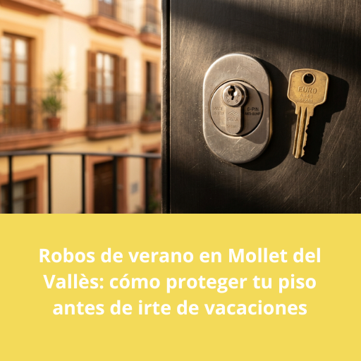 Robos de verano en Mollet del Vallès: cómo proteger tu piso antes de irte de vacaciones